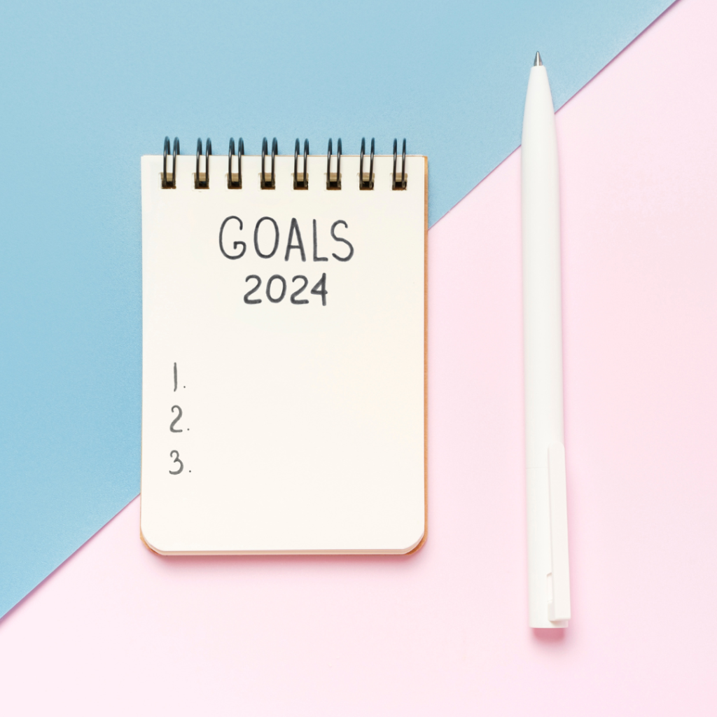 Afbeelding met doelstellingen voor 2024